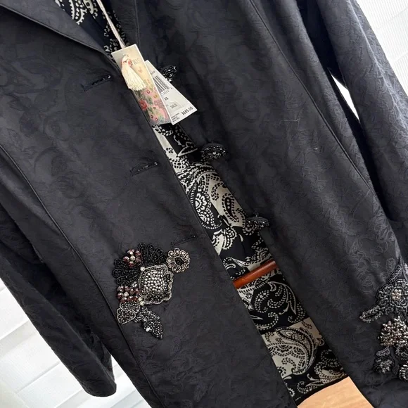 JOHNNY WAS LONG COAT NWT - Picture 3 of 6